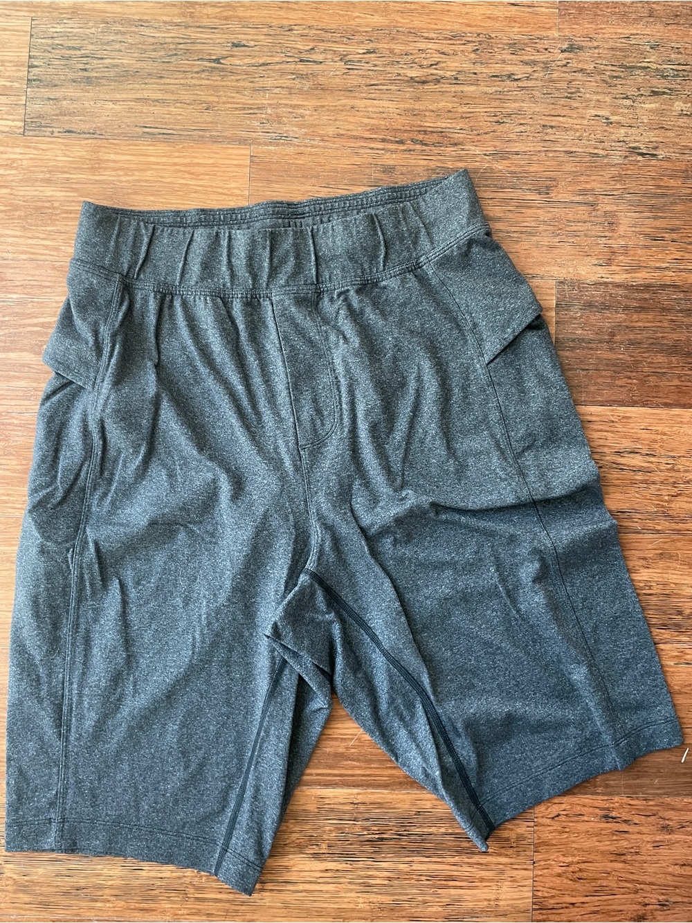 Gray LuLu Athletic Stretch Shorts